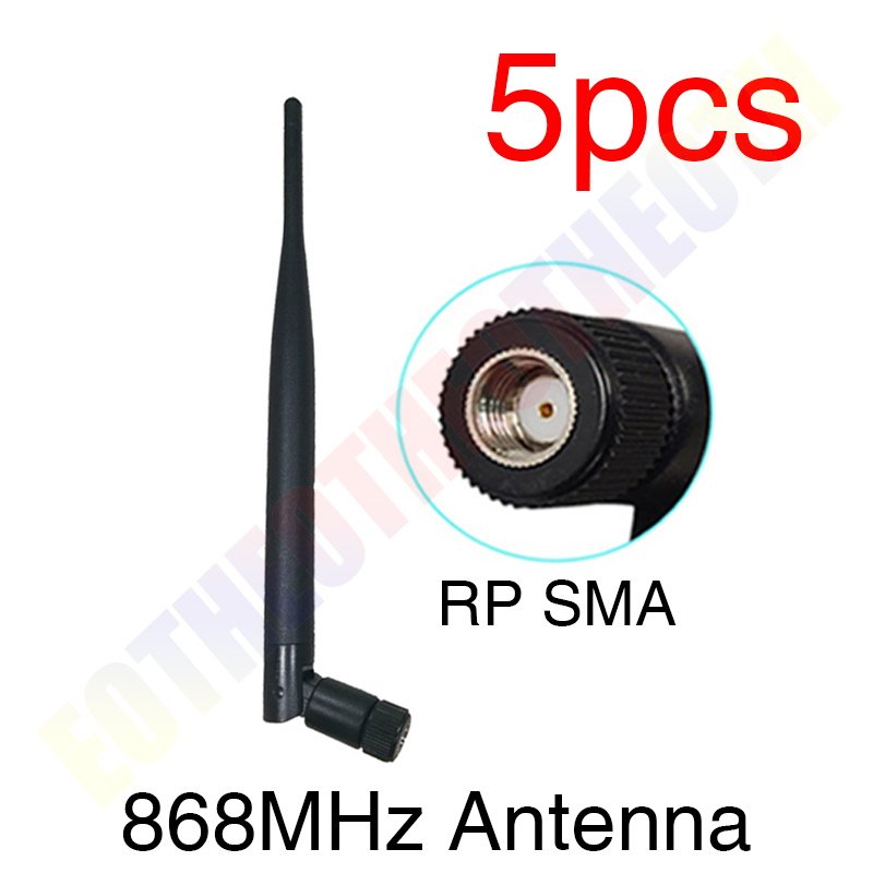 5Pc 868Mhz Antenne 915Mhz Antena Lorawan Lora 5dbi Sma Male Connector 868M 915M Mhz Antena gsm Directionele Waterdichte Antenas: 5PCS Female