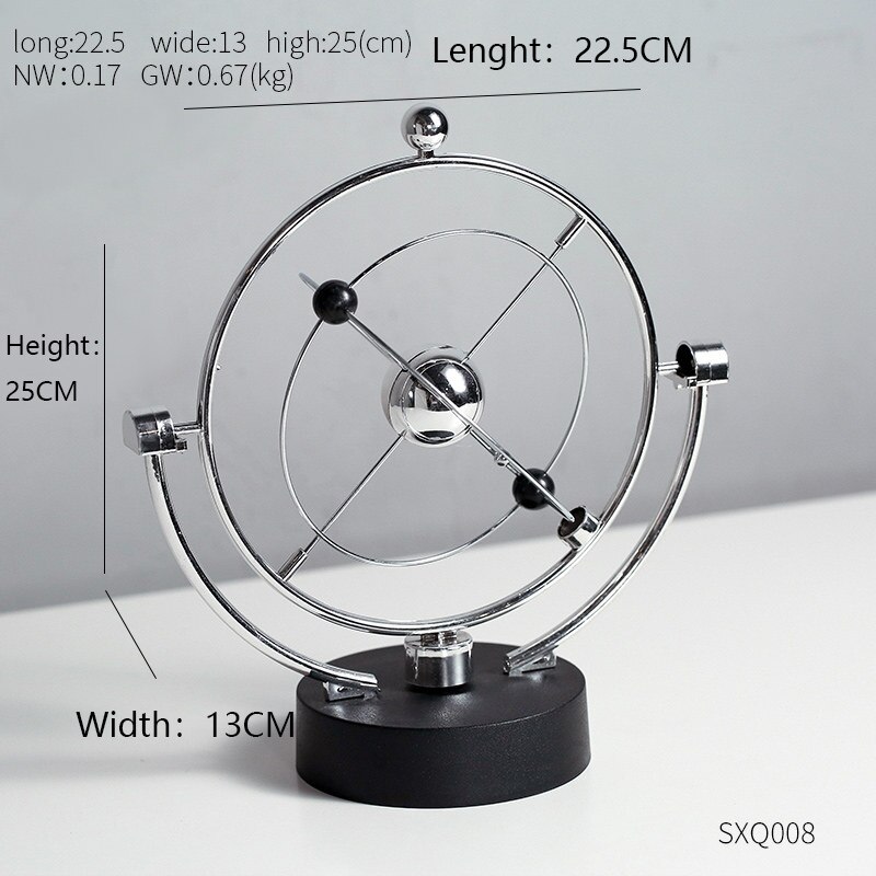 Modern Perpetual Motion Machine Newton's Pendulum Physics Teaching Supplies Science Home Decor Office Desk Decor: Milky way-small