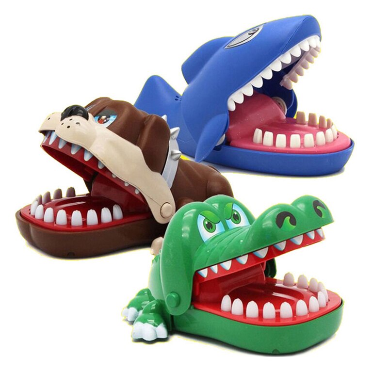 POP Size Large Crocodile Mouth Dentist Bite Finger Game For Trick people And Funny Toy As