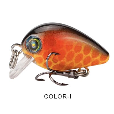 DAGEZI 1 sztuk pływająca przynęta 2g 2.5cm popper Wędkarstwo wabik 3D przynęta oczy Crankbait Wobblers FishingTackle Isca latać Wędkarstwo: kolor-I