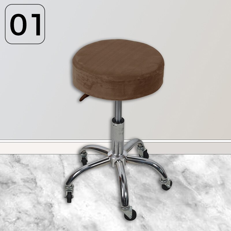 32-38cm Velvet Stool Cover Bar Round Swivel Chair Cover Universal Stool Cover Bar Coffee Shop Stool Cover