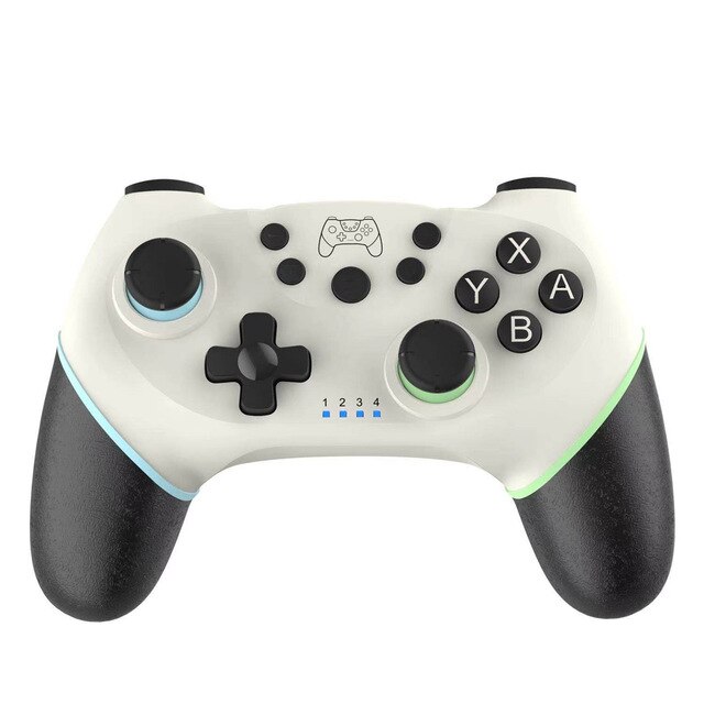 Bluetooth Pro Gamepad für N-Schalter NS-Schalter NS Schalter Konsole Wireless Gamepad Video Spiel USB Joystick Controller mit 6-Achse: white2