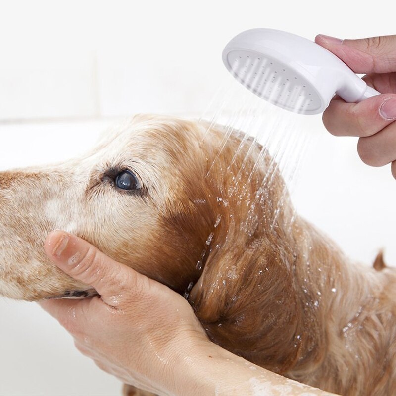 Multi-funktion Haustier Hund Katze Dusche Kopf Badezimmer Hahn sprühen Köpfe Schlecht Schlauch Waschbecken Waschen Haar Haustier Lave Wasser kunststoff Haustier Liefert