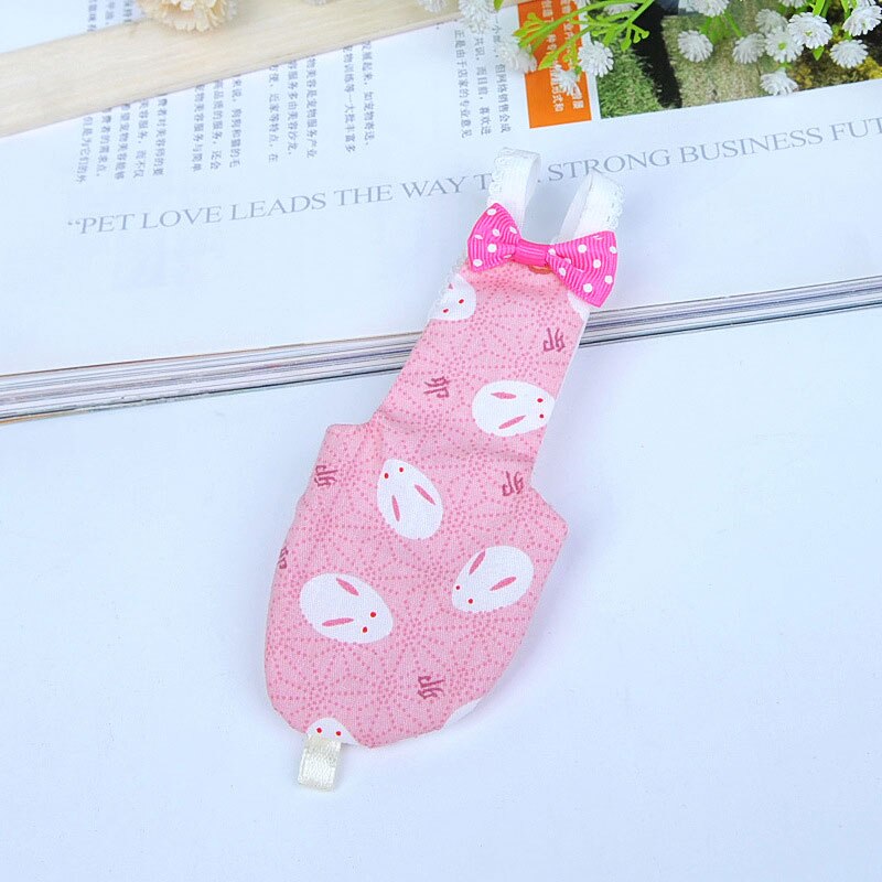 Neue Haustier Vogel Papagei Taube Windel mit Bowtie SchöNe Hase Obst Blume Gedruckt Nymphensittich Waschbar Kleidung Flug Anzug Ornament: A / M