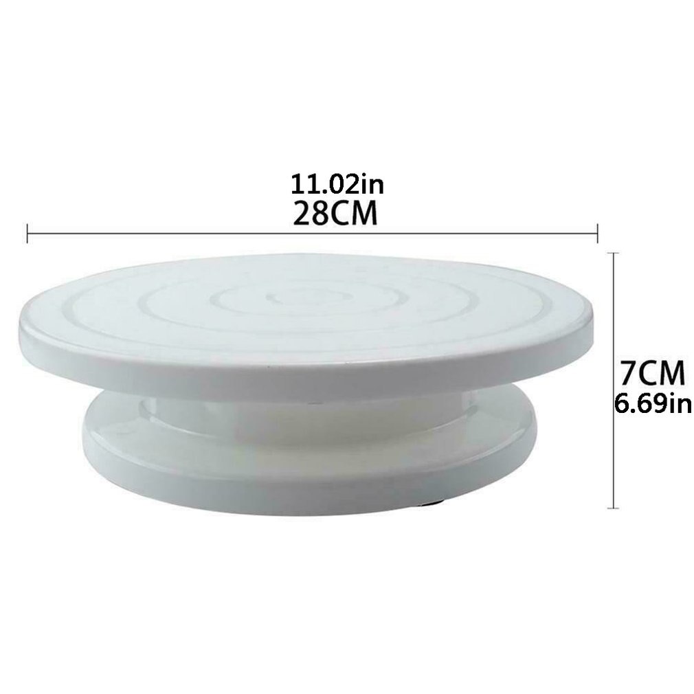 28 Cm Taart Decoratie Draaitafel Icing Keuken Display Platform Stand Serveren Weergave Decoreren Taart