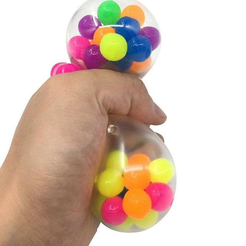 Fidget Toys Stress Balls Non-toxic Color Sensory Toy Relief Reliever Stress Stress Pressure Decompression Office Ball Ball S5N9