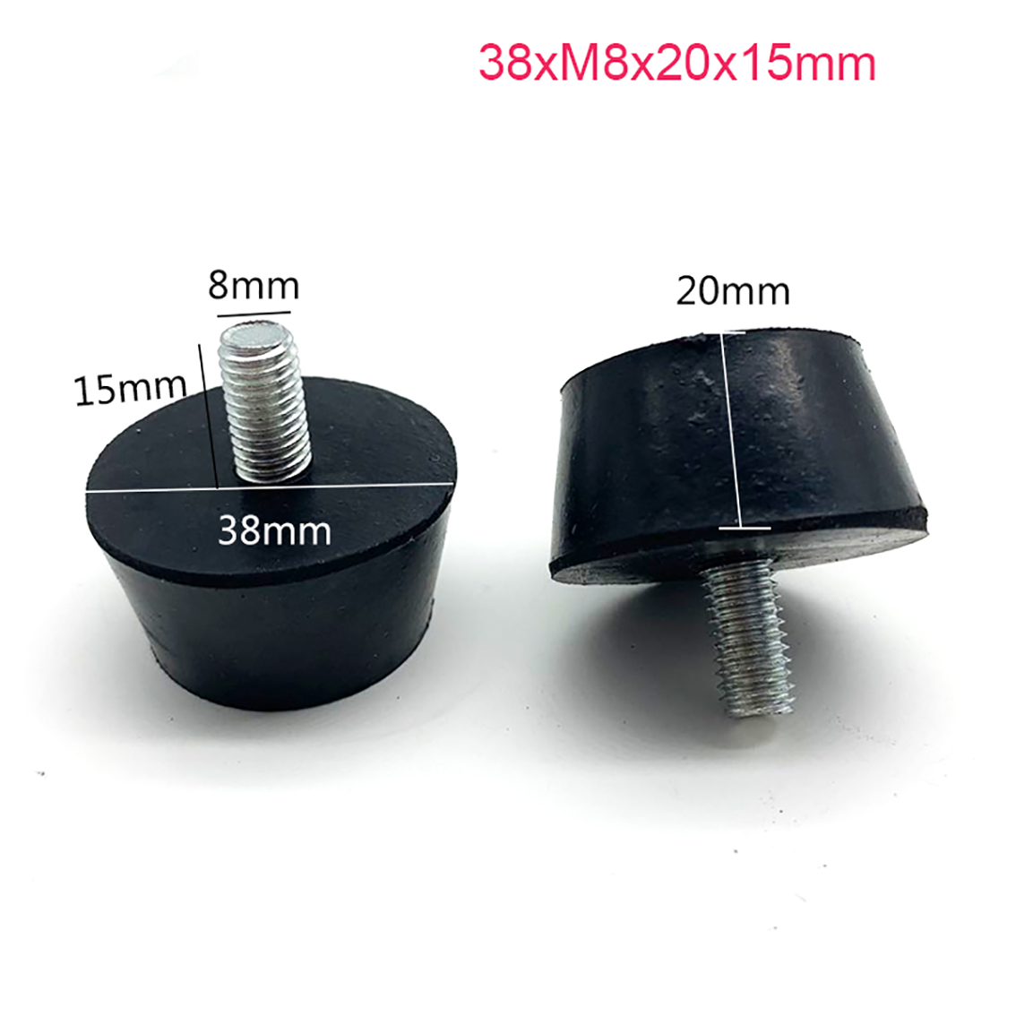 1-10Pcs M6 M8 M10 Black Rubber Adjustable Feet Pad Screw Chairs Furniture Leg Table Leveling Feet Pad Screw Anti-skid