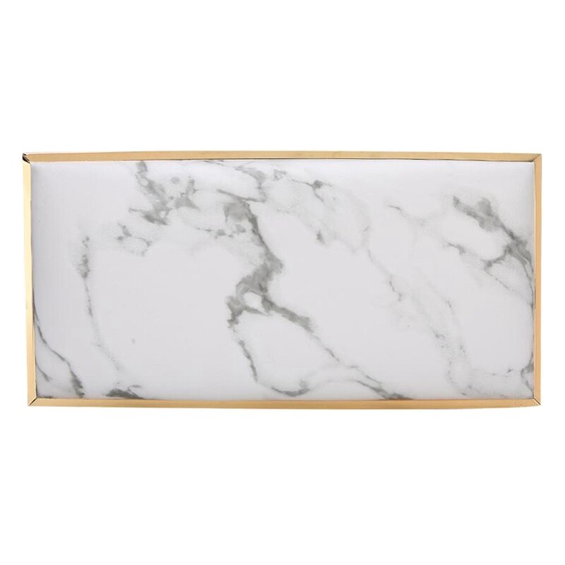 Nagel hand kussen pu lederen armsteun kussen voor nagelsalon thuis nagel nagel hand kussen: Marmer 