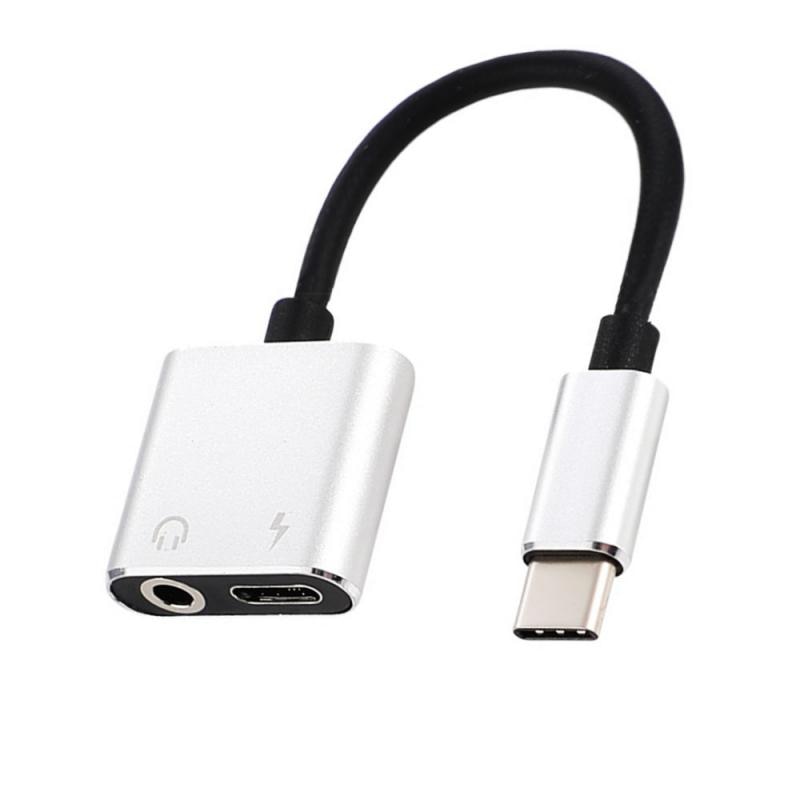 Ugreen-Adaptador Usb tipo C para Huawei P20 Pro Xiaomi, 3,5 Mm, Naar Jack 3,5, Aux, oorphone, convertidor Voor: silver
