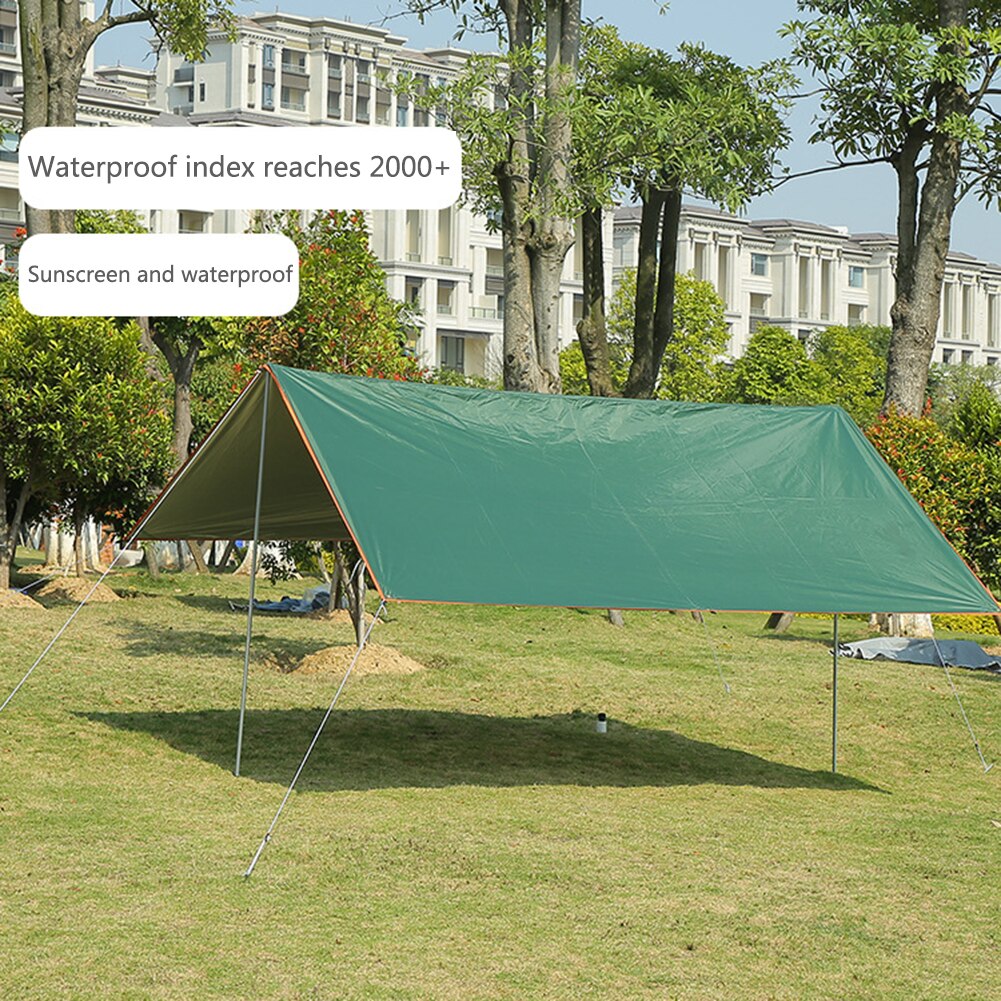 Awning Waterproof Tarp Tent Sun Shelter Garden Canopy Sunshade Outdoor Camping Beach Hammock Rainproof Sunscreen Protector
