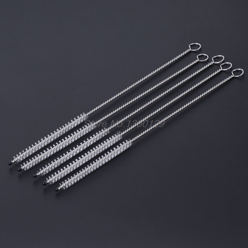 5 stks/set Nylon Borstel Cleaner Stro Sucker Buis Pijp Cleaning Tools 18cm
