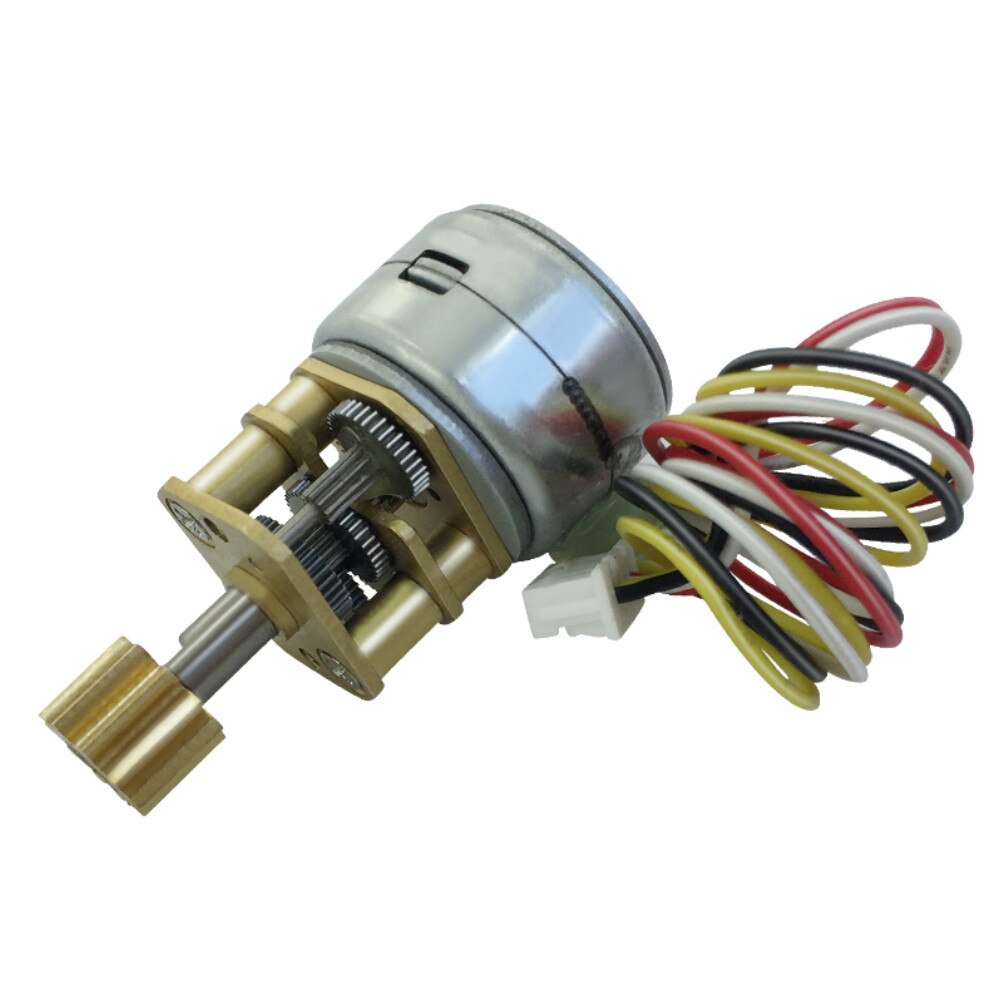 YIMAKER GM15BYS Micro Stappenmotor 2 Fase 4 Draad DC5-12V Hoge Koppel Hoge Precisie Stap Reductiemotor Automatische Instelling Up motor