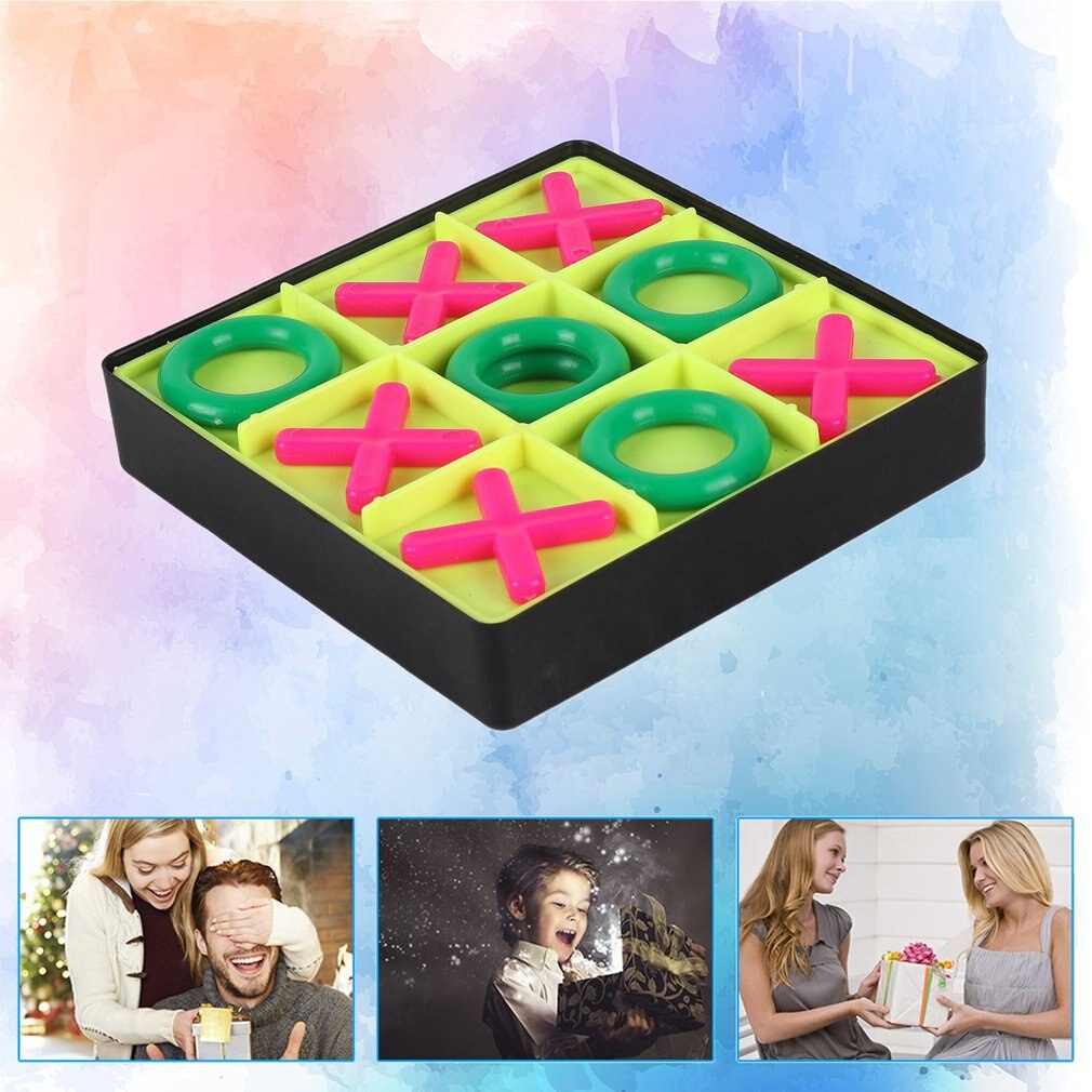 1 Pcs Ouder-kind Interactie Leisure Board Game OX Schaken Grappige Ontwikkelen Intelligente Educatief Speelgoed