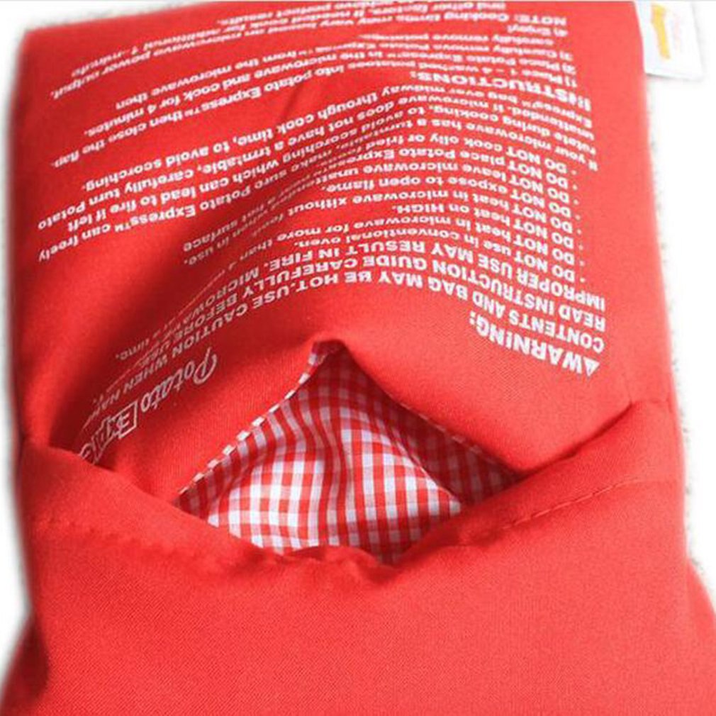 Microwave Oven Potato Bag Roasted Potatoes Microwave Oven Baking Bag Washable And Reusable Potato Pot Bag