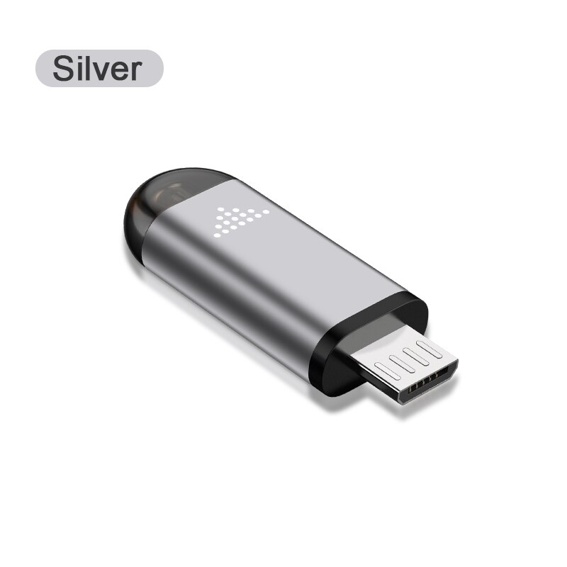 Coolreall Micro USB Interface Universele Mobiele Telefoon Draadloze Afstandsbediening Infrarood Afstandsbediening Voor Android TV STB Doos: Silver