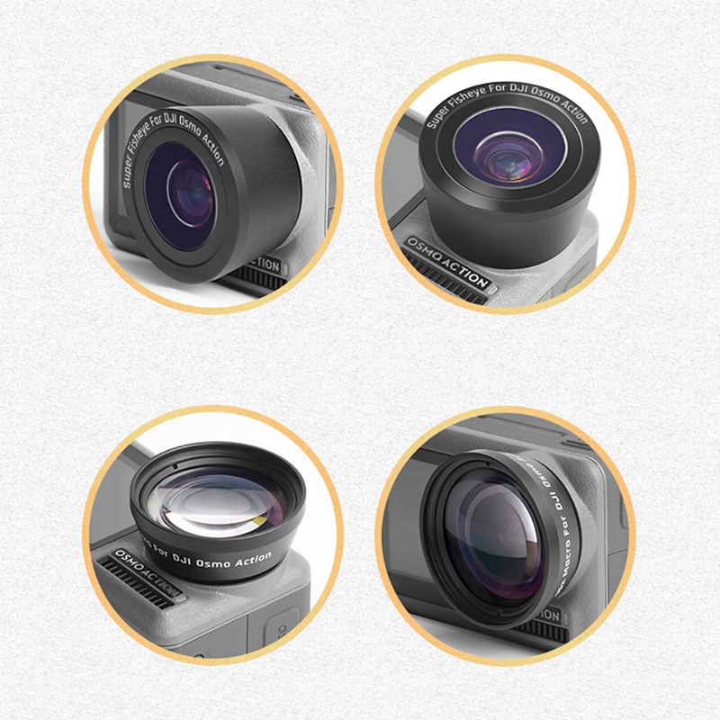 Extra 15x Macro Lens Macro Hd Anti-Shake Draagbare Camera Lens Filters Voor Dji Osmo Actie Camera