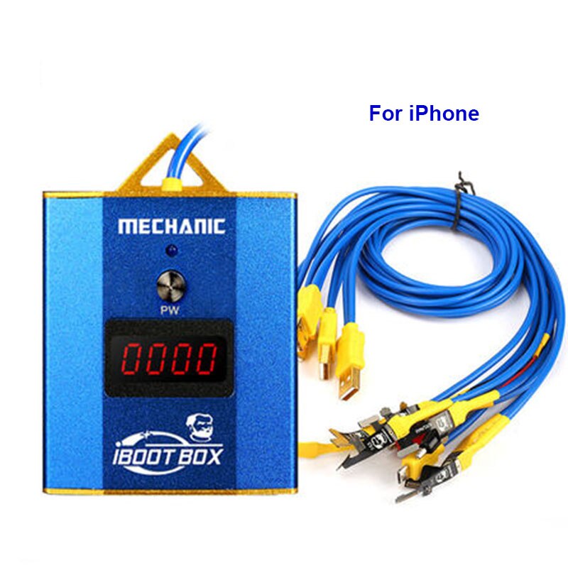 Mécanicien iBoot Box câble de Test d'alimentation batterie ligne d'alimentation pour iPhone XR XSMAX XS X 8P 8G 7P 6P Android Samsung Huawei Xiaomi: For iPhone
