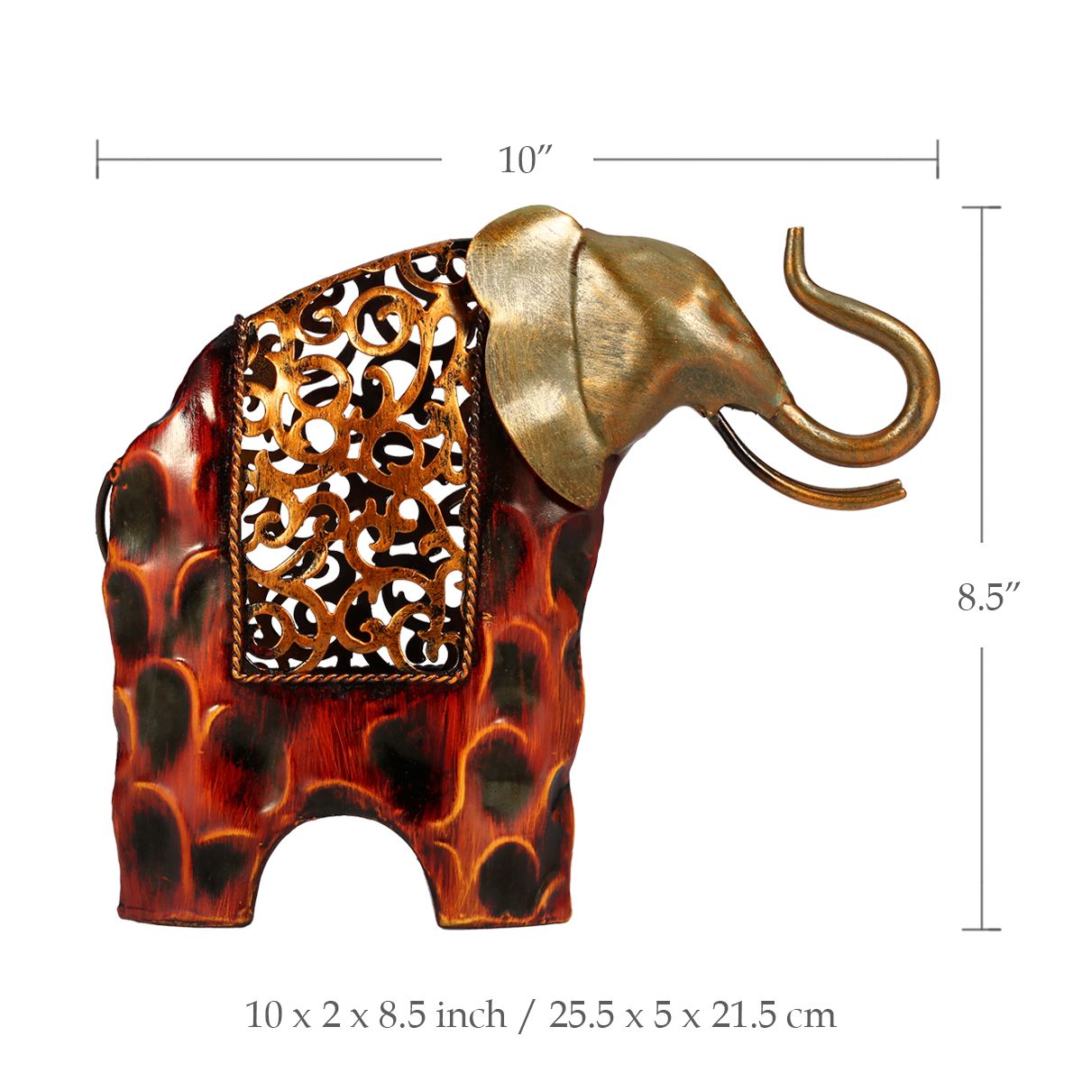TOOARTS – Sculpture en métal, modèle de girafe tressée, respectueux de l&#39;environnement, Articles de décoration pour la maison, artisanat, bon: 4