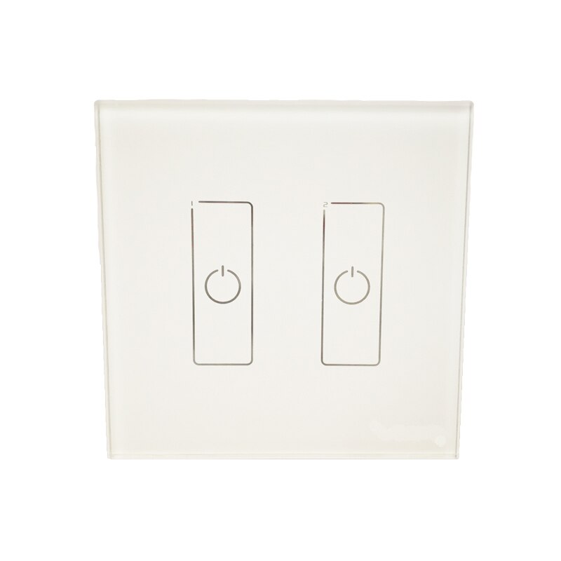 Dali Led Dimmer On/Off Switch 86 Type Wall Mount Touch Panel Dimmable 1 2 3 4 Channel Scene Group Unicast Broadcast Mode: EDA2 dimmer