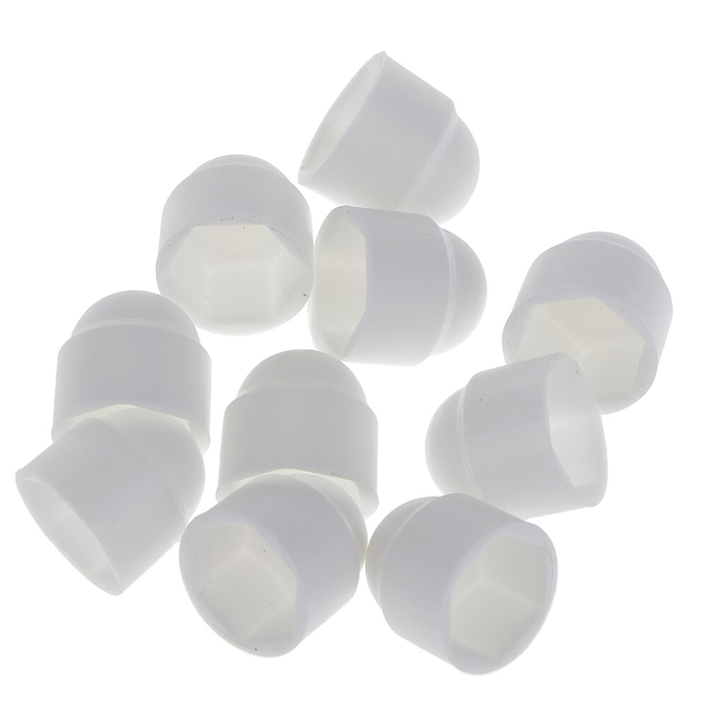 10 x M6 M8 M10 M12 Dome Bolt Nut Protection Caps Cover Hex Hexagon Plastic