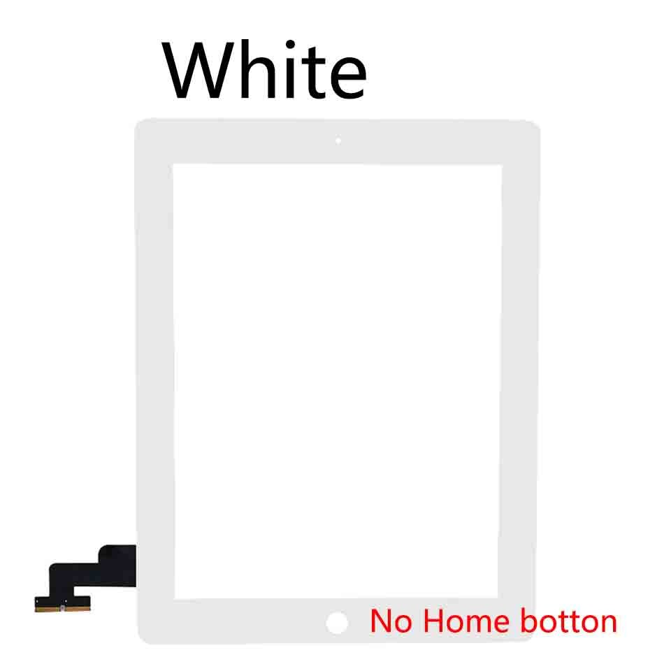 Touch Screen Voor Ipad 2 IPad2 A1395 A1396 A1397 Touch Panel Lcd Buitenste Display Digitizer Sensor Glas Vervanging: White-No tool