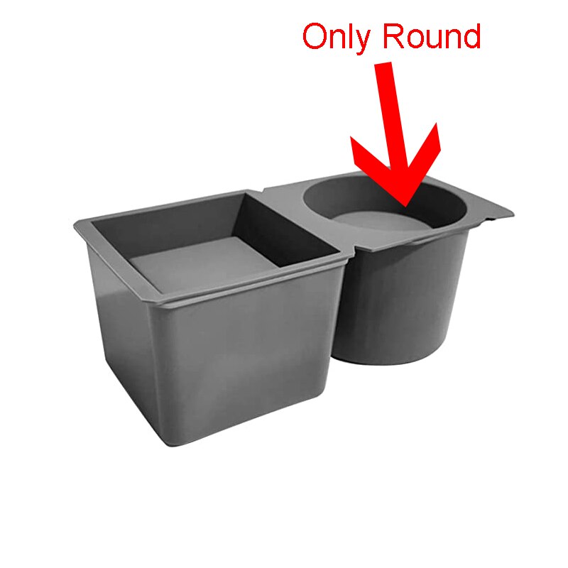 2 Pieces Concrete Silicone Mold for Flower Pots Succulent Planter Mold DIY Pots Cement Molds Round and Square Shape: Round