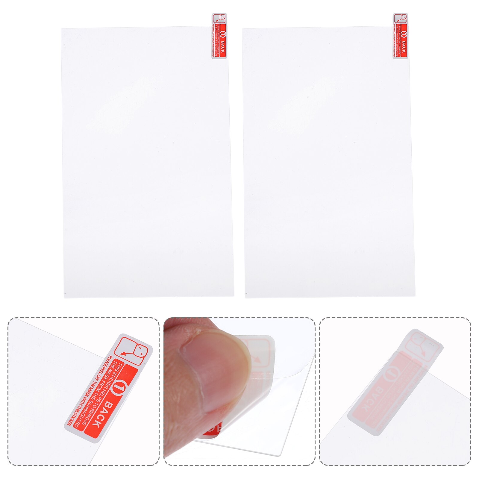 2Pcs Game Console Glass Screen Protector Compatible for Steam Deck