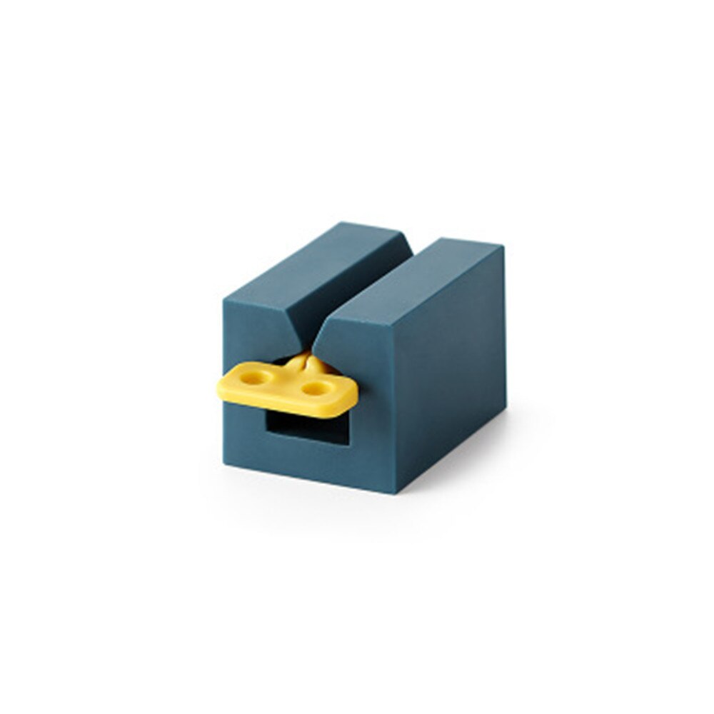 1Pcs Toothpaste Tube Squeezer Rolling Squeezer Toothpaste Dispenser Tooth Paste Holder Home Bathroom Decoration Accessories Sets: dark blue