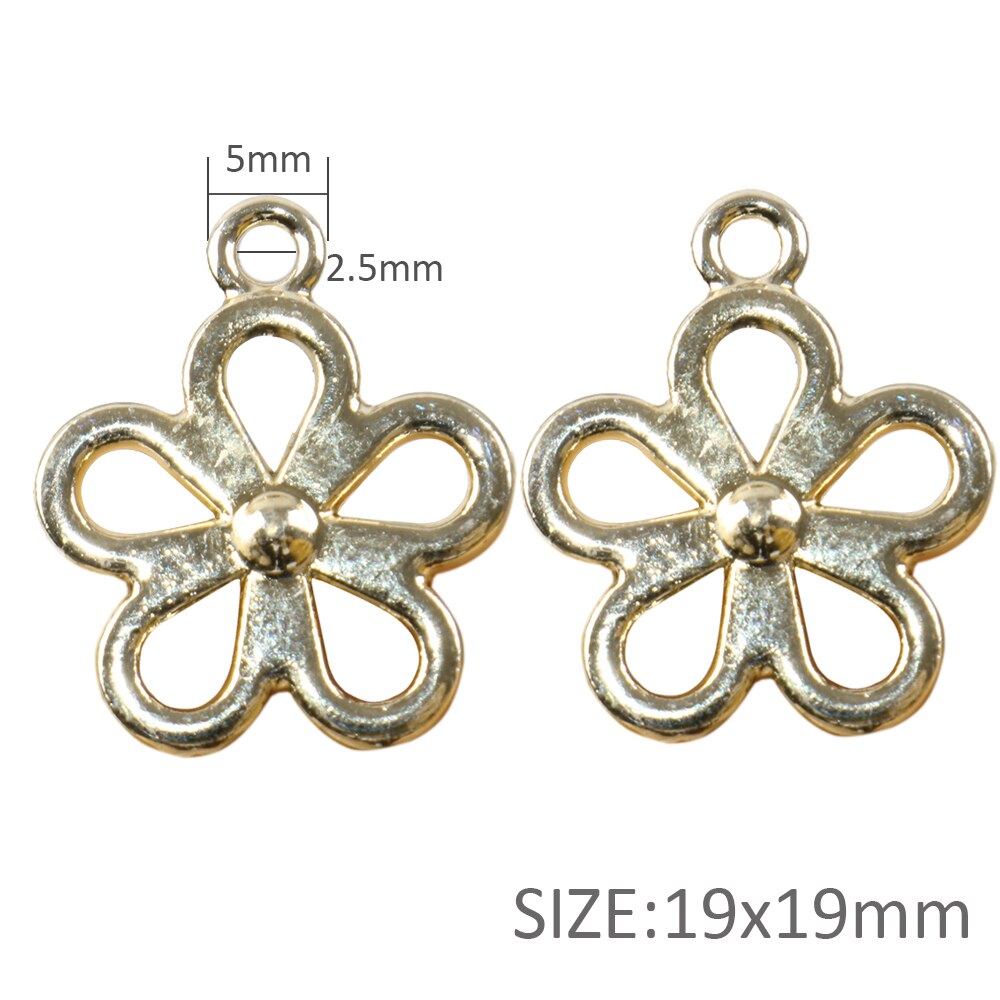 1 stk pige blomstret legeret charme vedhæng, gør-det-selv materialer til smykker armbånd fremstilling, halskæde smykker tilbehør ,1 yc 10529: 1103481001