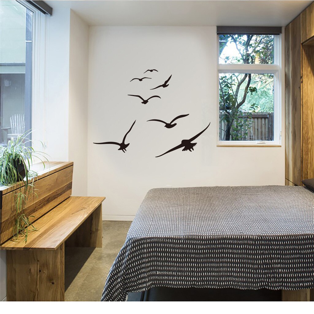 Swallow Wall Stickers Affixed With Decorative Wall Animal Wallpaper Window Decoration Hogar Moderno Bedroom Decor