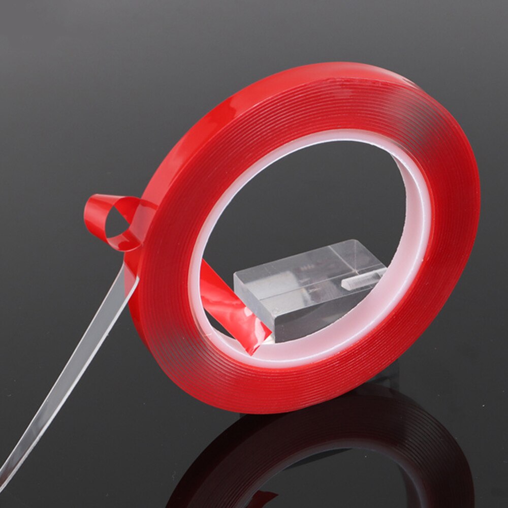 Cinta adhesiva de silicona transparente de 300cm de doble cara para coche de alta resistencia sin huellas adhesivo artículos vivientes
