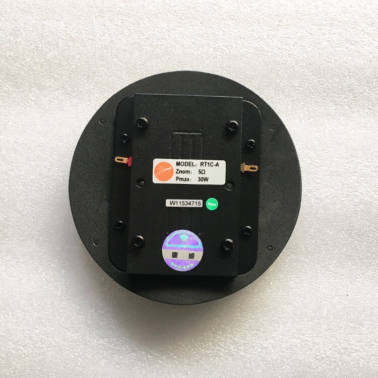1Pieces Origin Hivi RT1C M1 Ultra-Thin Tape-Proof Tweeter Impedance 5 Ohm Pmax 30W Speaker Unit Metal