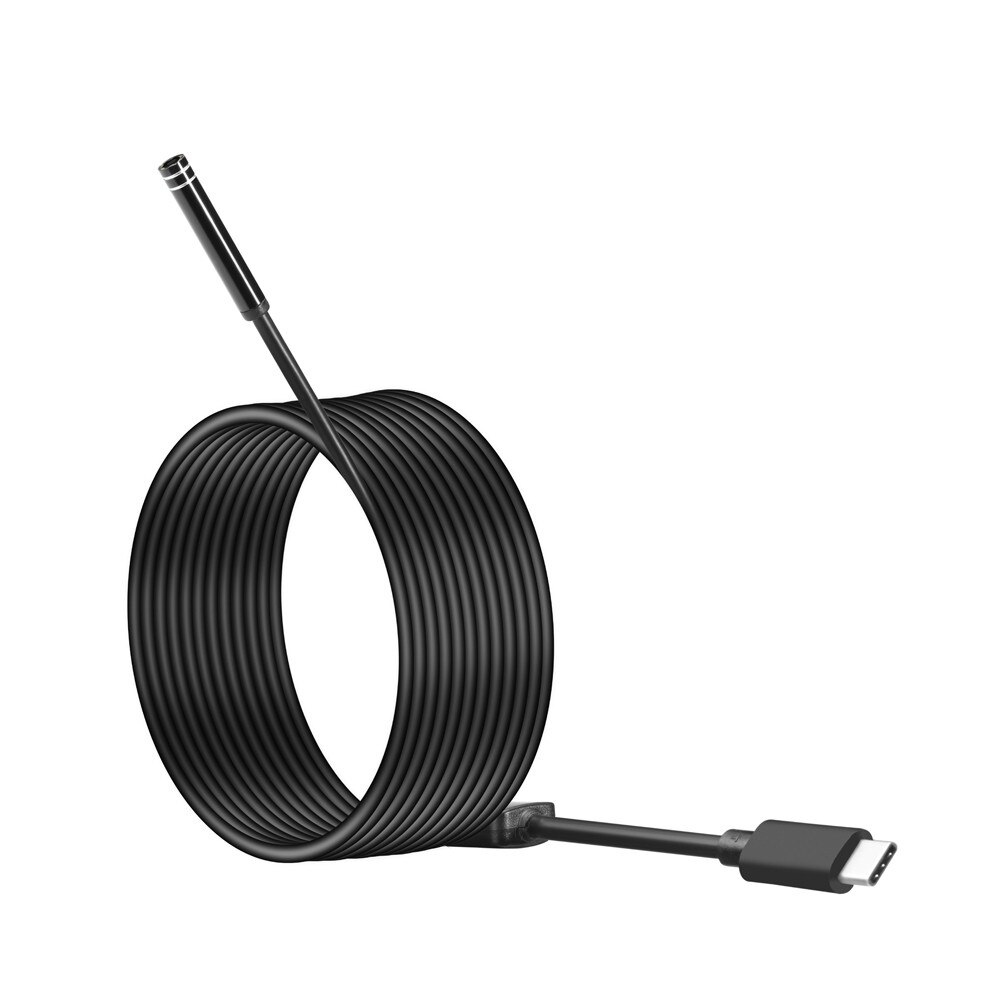 Cámara web de 7M USB/TYPE-C inspección endoscópica cámara de 5,5mm 8 LED IP67 impermeable para Android/Windows 2000/xp/Vista/7/8/10 **