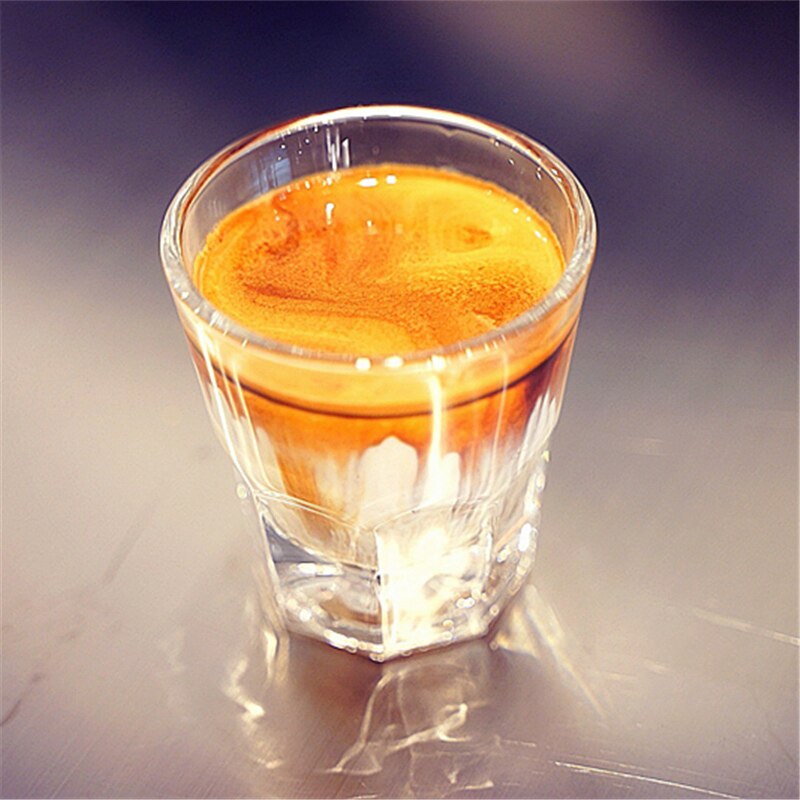Barista latte kopper 4.5oz / 133ml krus kaffe eller te glass krus flat hvit espresso kopp gir klassisk eleganse til bordet