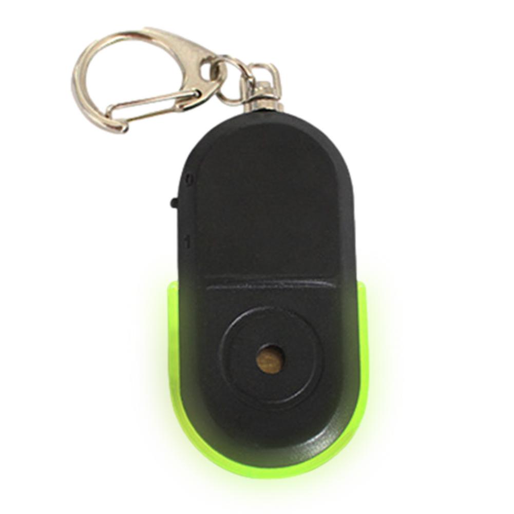 Intelligenter anti-verlust-alarm mit led-pfeife, schlüsselfinder, blinkendem ton, alarmsteuerung, schlüsselortungsgerät, schlüsselanhänger-finder und tracker mit schlüsselring: Grün