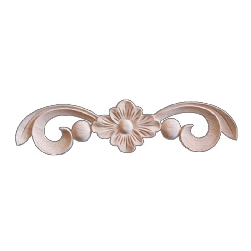 Fleur De Lis Wood Applique - Wood Carvings - Wood Rosettes
