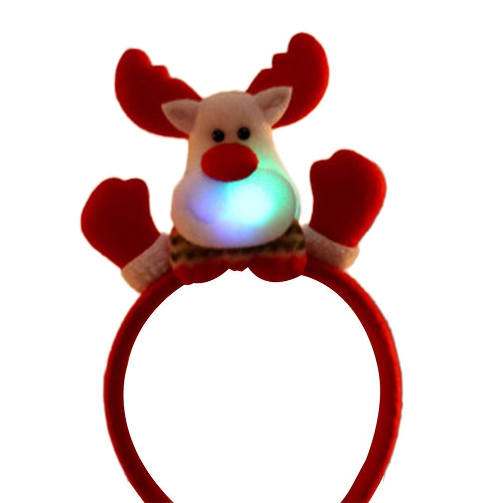 1pcs Christmas Headband Hair Accessories Deer Ears For Kids Adult Christmas Party Deals Santa Xmas Hair Band Clasp Headwear: Style11