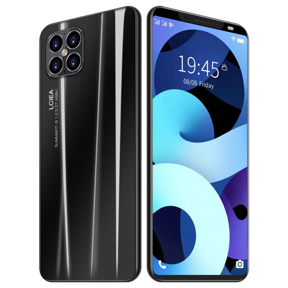 Rugum-teléfono inteligente 3G, móvil desbloqueado IP12 Mini, Pantalla Completa , Android 5,8, 1GB + 8GB de Rom, Sim Dual, 4,4: Add 16GB TF Card / Black