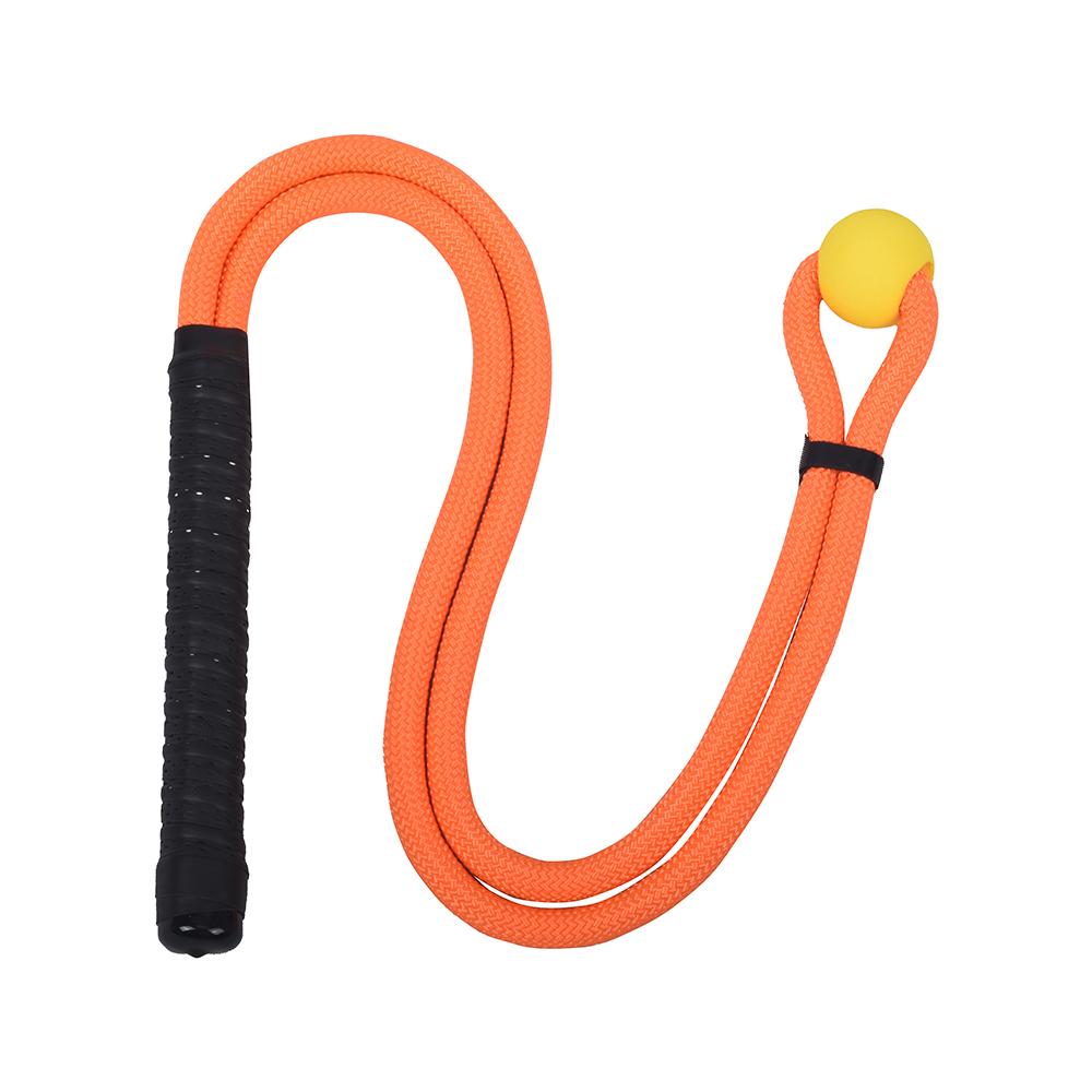 Golf Swing Rope Training Aid Fitness Equipment Trainer With Eva Ball For Practice Posture Corrector Exercise Assistance Work: Orange