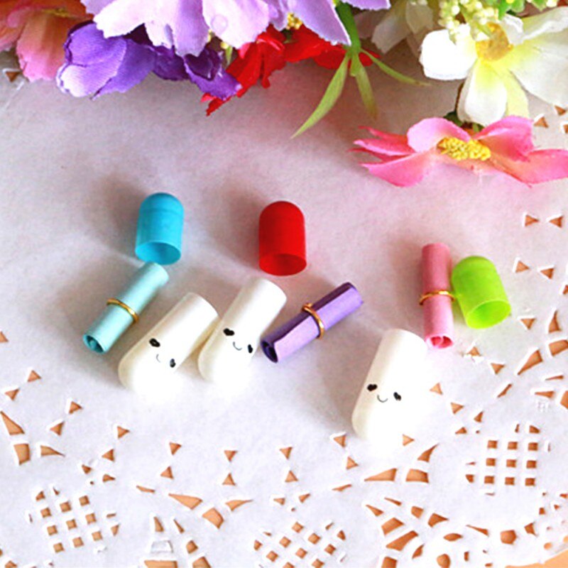 Mini papier de message mignon en capsule, pour lettre d'amour, pour des de noël avec souhait, de couleur claire, 100 pièces par lot