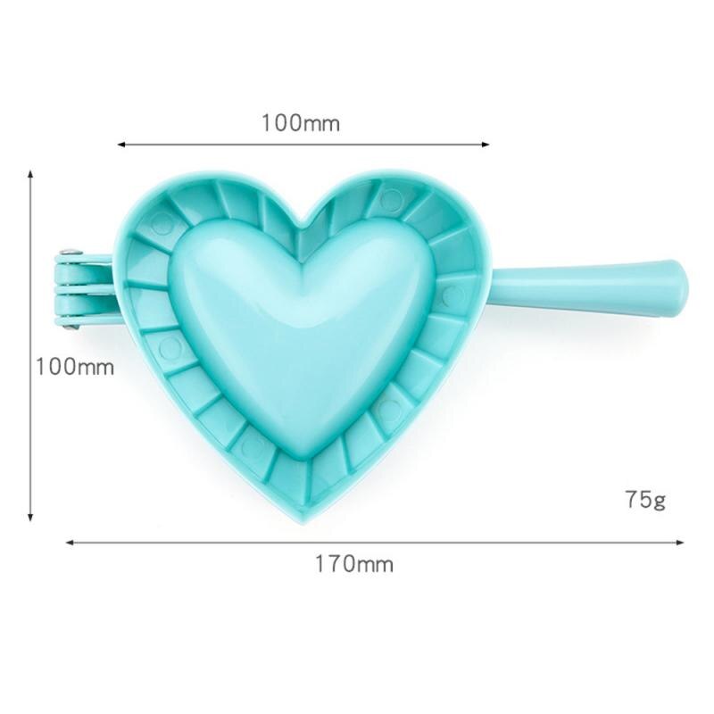 Keuken Dumpling Mold Hart Vlinder Bloem Modellen Diy Dumplings Tool Deeg Druk Pie Dumpling Ravioli Moul Bakken Accessoires: heart S