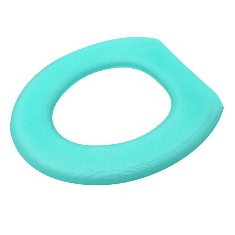 EVA toilet seat insulation waterproof toilet seat waterproof pad detachable toilet seat protective cover: Green