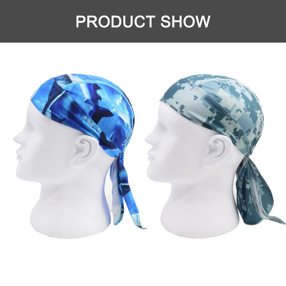 Quick Dry Breathable Cycling Caps Summer Men Running Hiking Fishing Bandana Headscarf Ciclismo Hood Headband Helmets Inner Cap