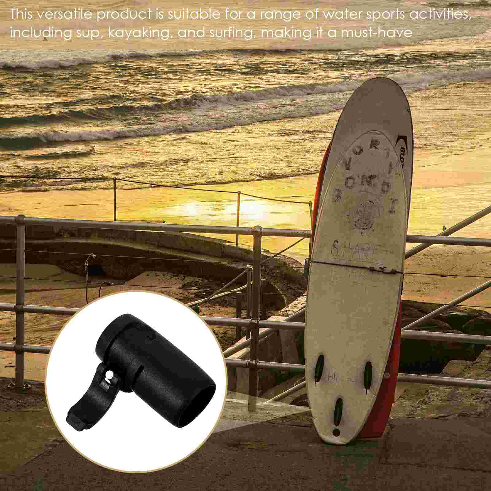 Paddle Board Lock Buckle SUP Clamp Bundle Verstellbarer Schaft Schnellspannschäfte Black Surf