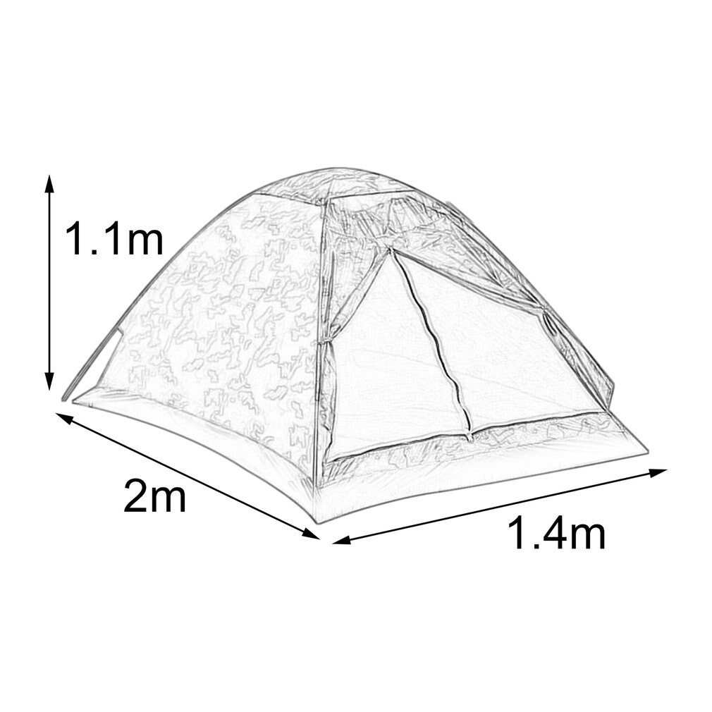 Outdoor Portable Beach Tent Camouflage Camping Ten... Grandado