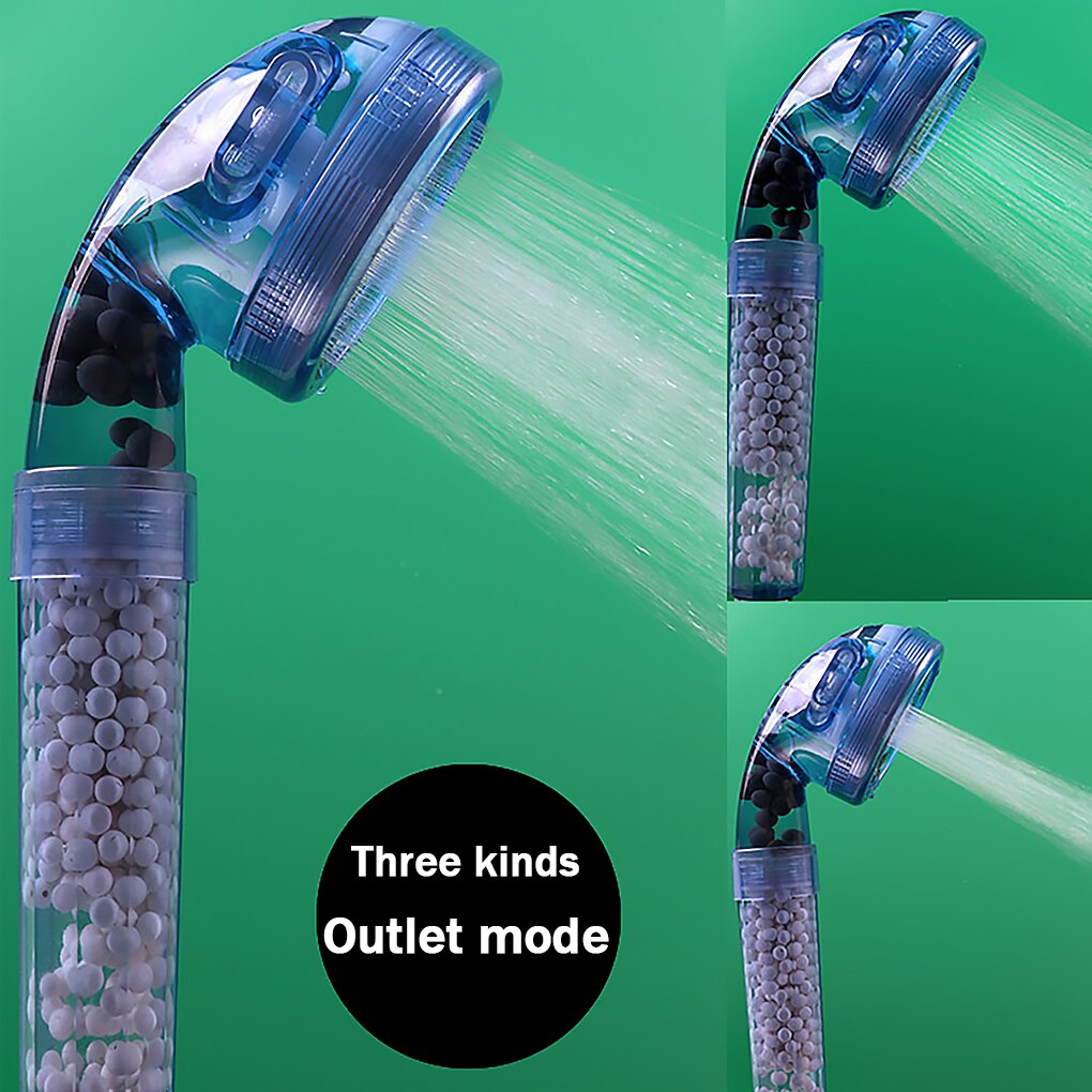 Negative Ion Shower head Home Hotel ABS Handheld Showers Head Pressurized Nozzle Detachable Bathing Sprayer Bathroom Accessories