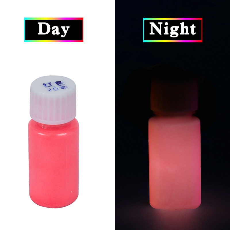 Lichtgevende Verf Glow In The Dark Fluorescerende Verf 20G Rood Voor Party Nail Decoratie Art Supplies Fosfor Acryl verf