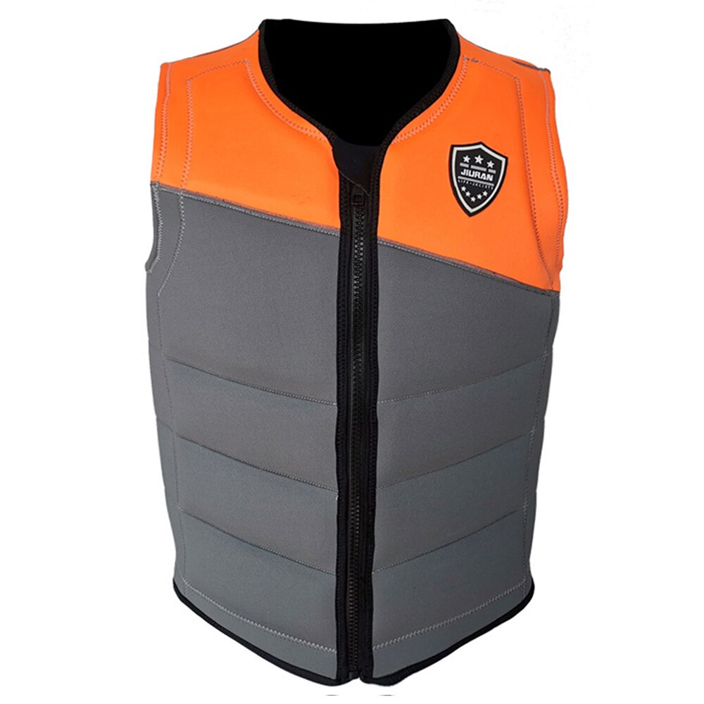 Kayak Adults Life Vest Surf Vest Wakeboard Motorboats Rescue Boat Life Jacket Jet Ski Raft Water Sports Swimming Drifting Rescue: Q20213 GY OG / S