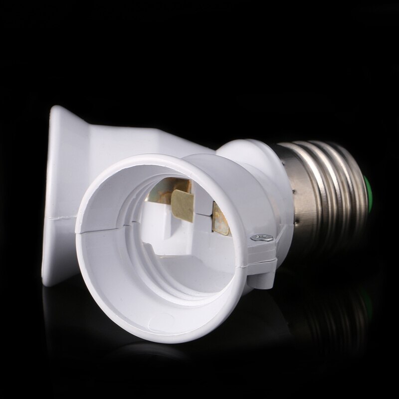 1 PC E27 Extend Base E27 Om Dubbele E27 Base LED Light Socket Extender Adapter Converter Lamp Houder