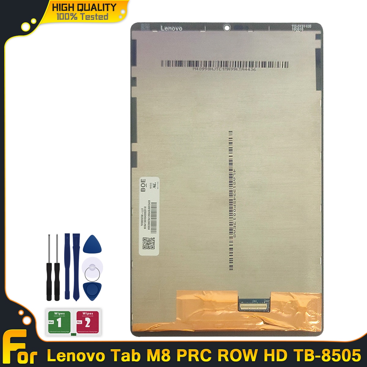 Originele 8.0 &quot;Lcd-scherm Voor Lenovo Tab M8 Prc Rij Tb-8505 TB-8505X TB-8505F Lcd Touch Screen digitizer Volledige Vergadering